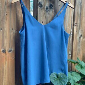 Topshop Vibrant Blue V-Neck Camisole